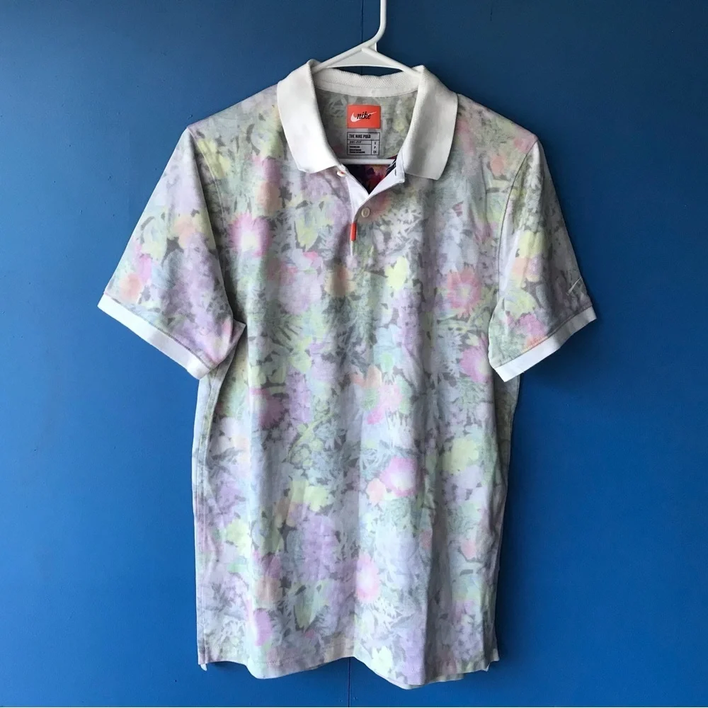 The Nike Polo Men Medium Floral US Open KOEPKA Jason Day Swoosh